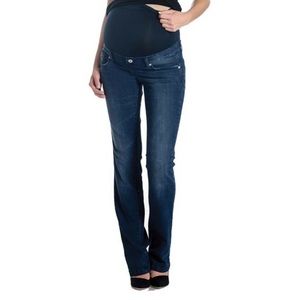 Lilac Signature Bootcut Maternity Jeans, Size Small